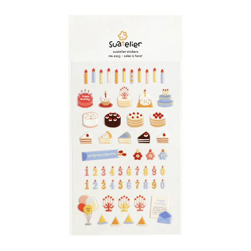 Cake Is Here Stickers by Suatelier