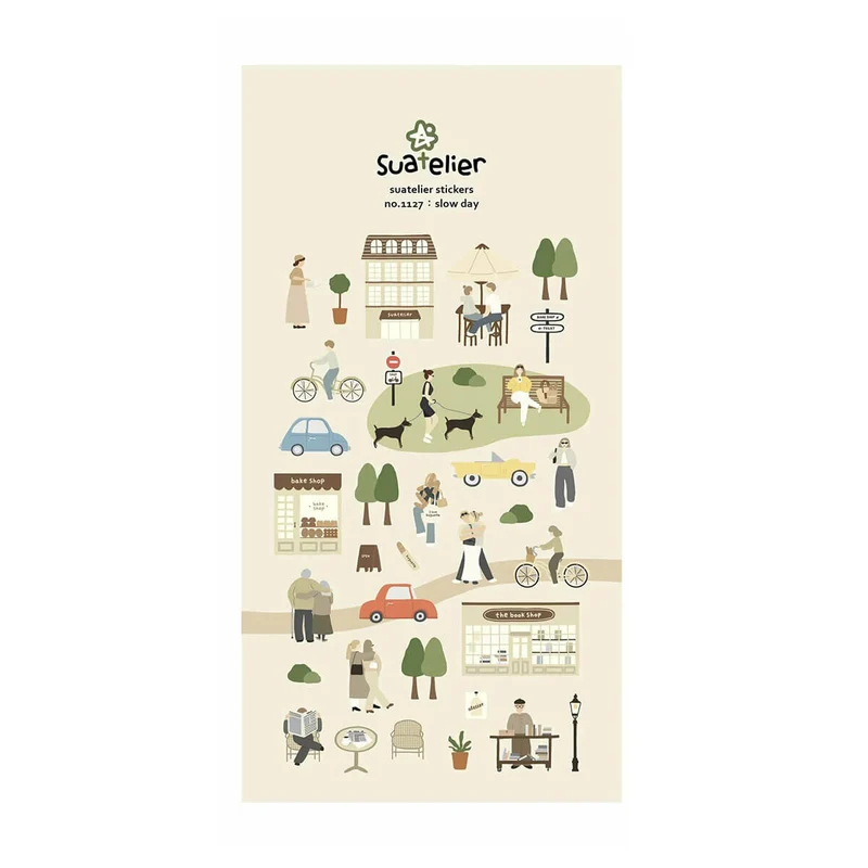 Slow Day Stickers by Suatelier