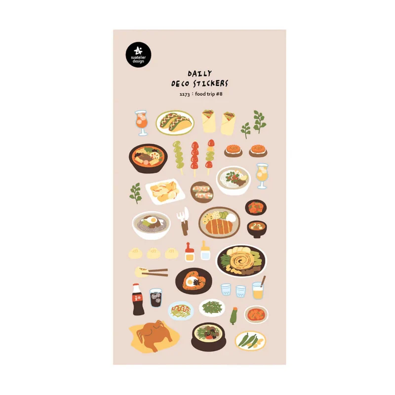 Food Trip Number 8 Stickers by Suatelier