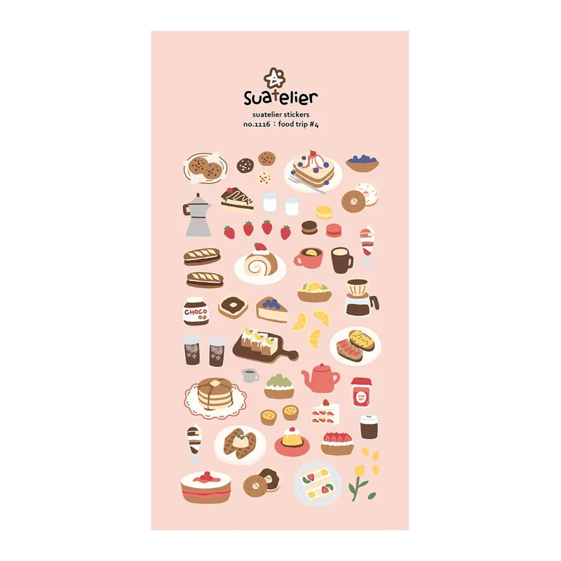 Food Trip Number 4 Stickers by Suatelier