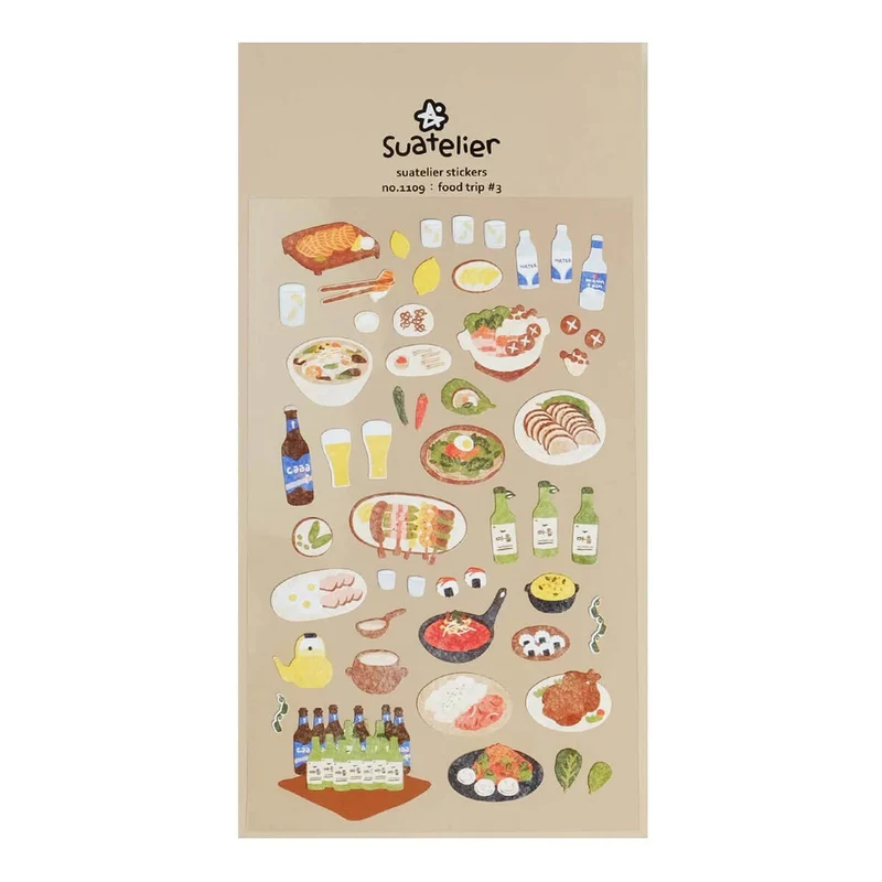 Food Trip Number 3 Stickers by Suatelier