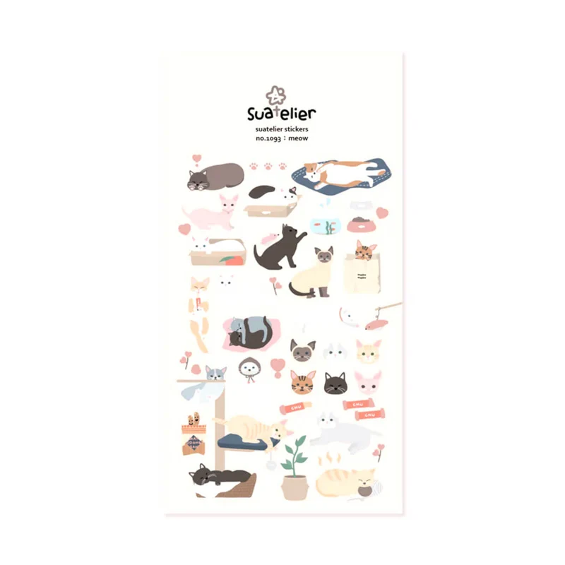 Meow Stickers by Suatelier