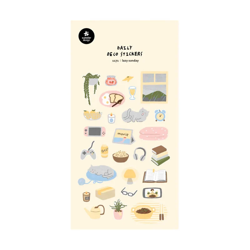 Lazy Sunday Stickers by Suatelier