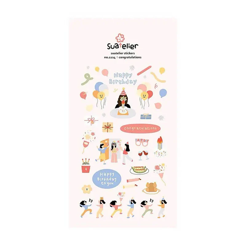 Congratulations Stickers by Suatelier
