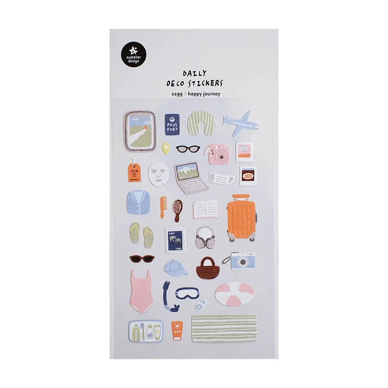 Happy Journey Stickers by Suatelier