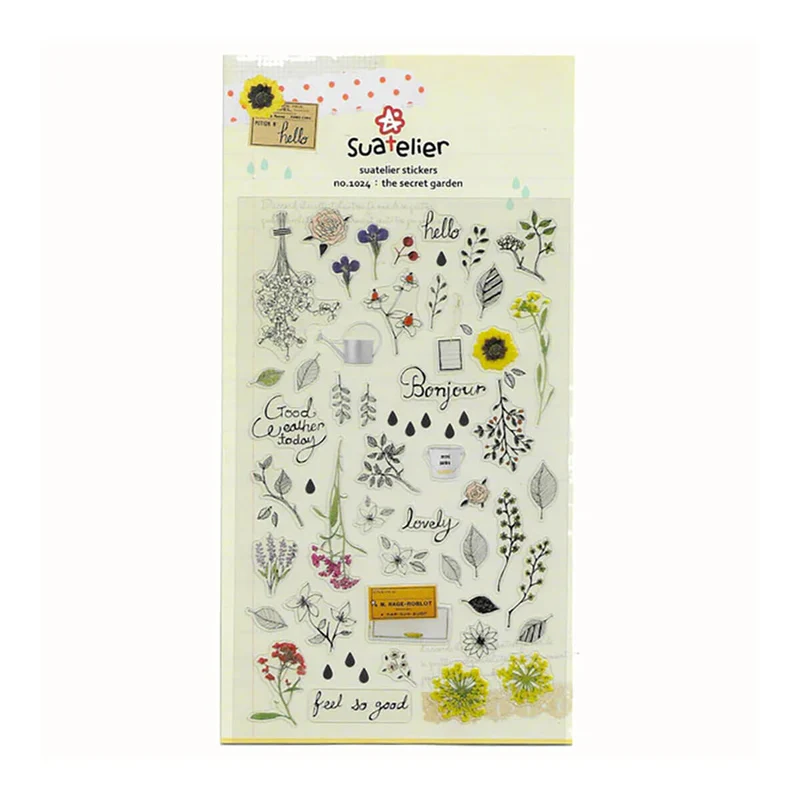 The Secret Garden Stickers by Suatelier