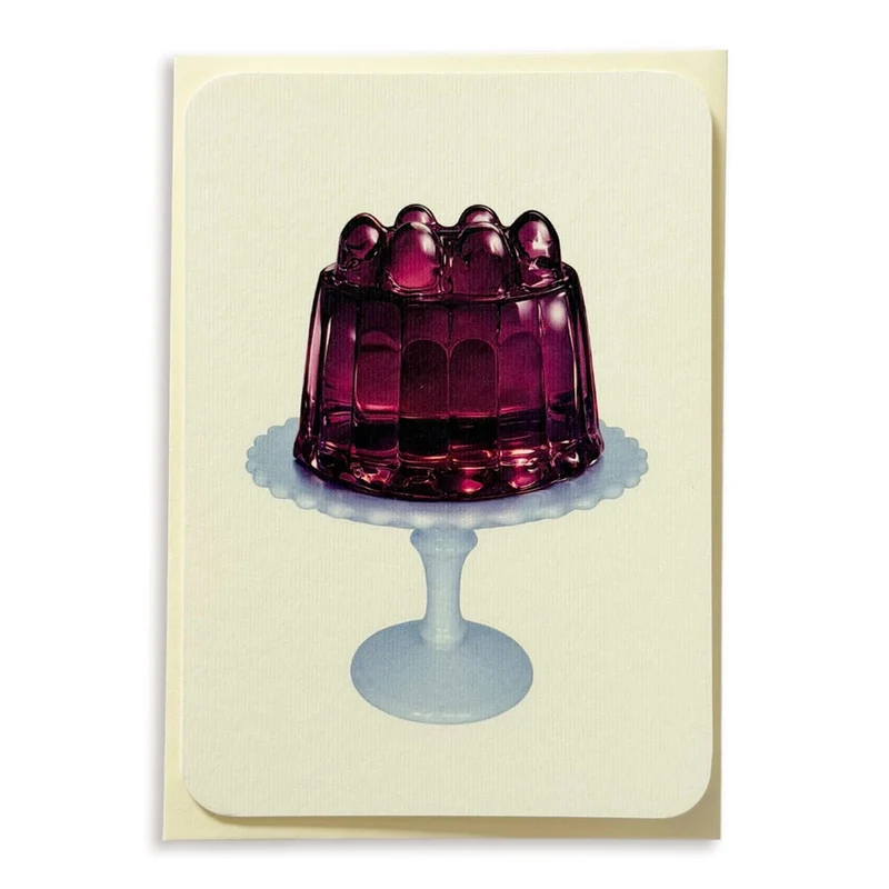 Amethyst Jelly Greetings Card by Canonbury Press