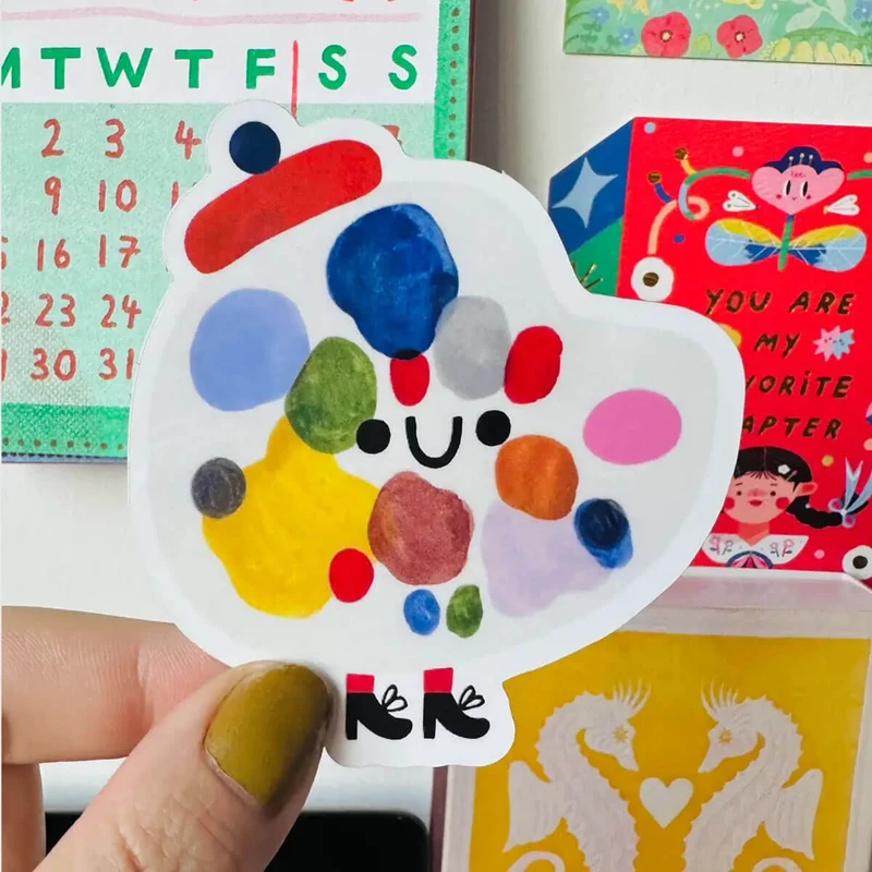 Artist Sticker by Daria Solak Illustrations
