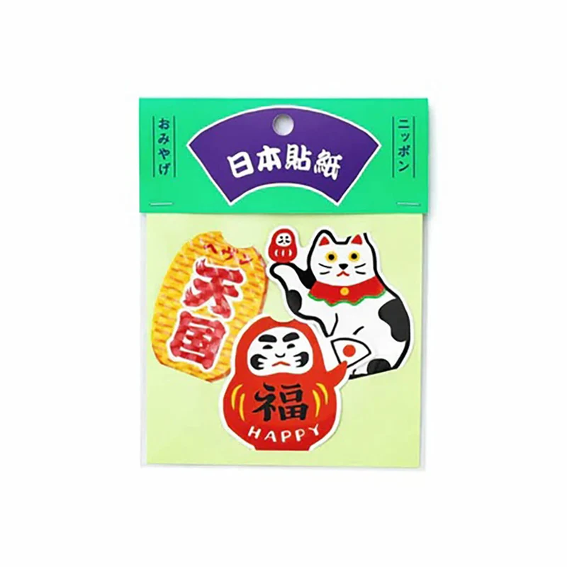 Engimono Die Cut Stickers by Hightide New Retro
