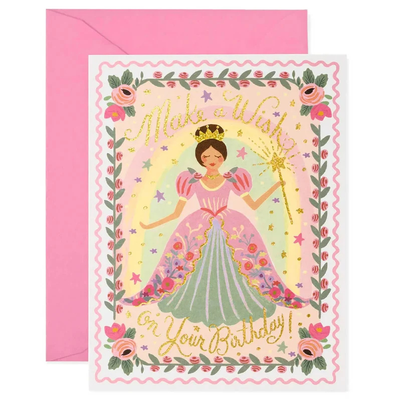 Princess Birthday Greetings Card By Rifle Paper Co.