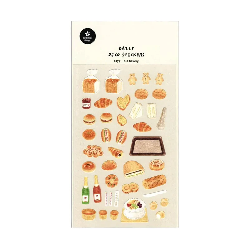 Old Bakery Stickers by Suatelier