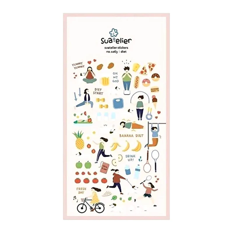 Diet Stickers by Suatelier