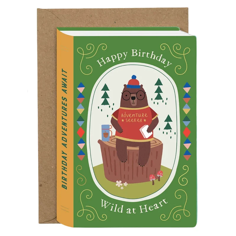 Fairytale Bear Birthday Greetings Card by Mifkins