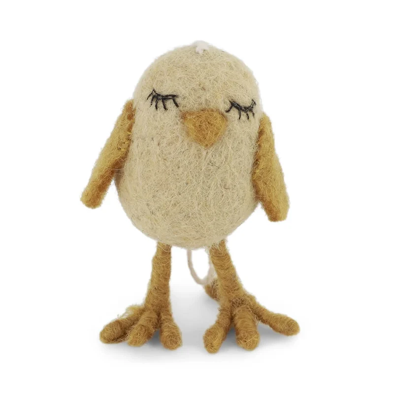 Chicken Dreamer Hanging Decoration in Yellow by Gry & Sif