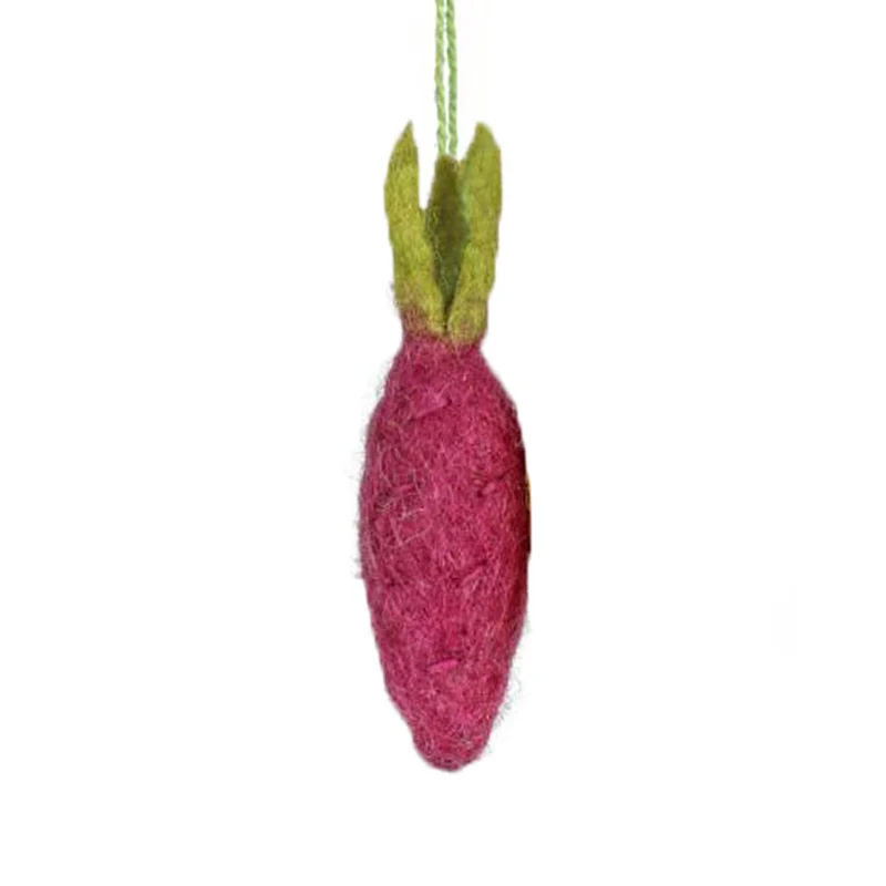 Rainbow Carrots Hanging Decorations by Felt So Good
