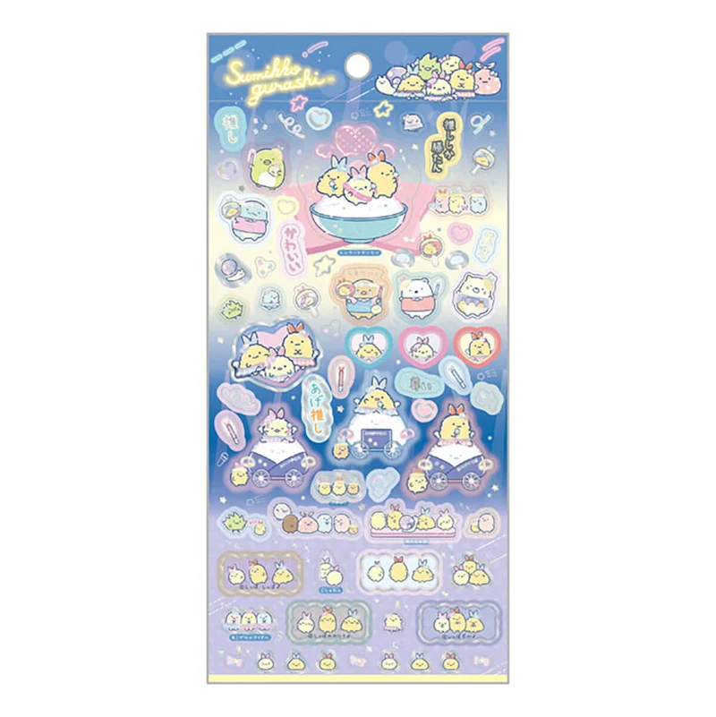Sumikko Gurashi Blue Dreaming Tails Stickers by San-X