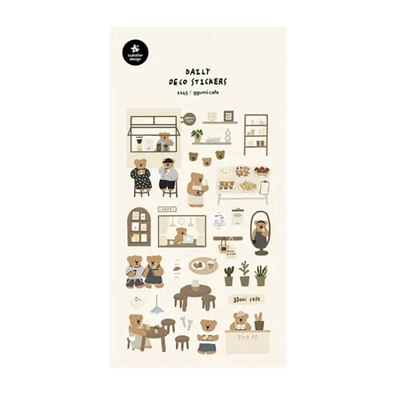 Ggumi Cafe Stickers by Suatelier