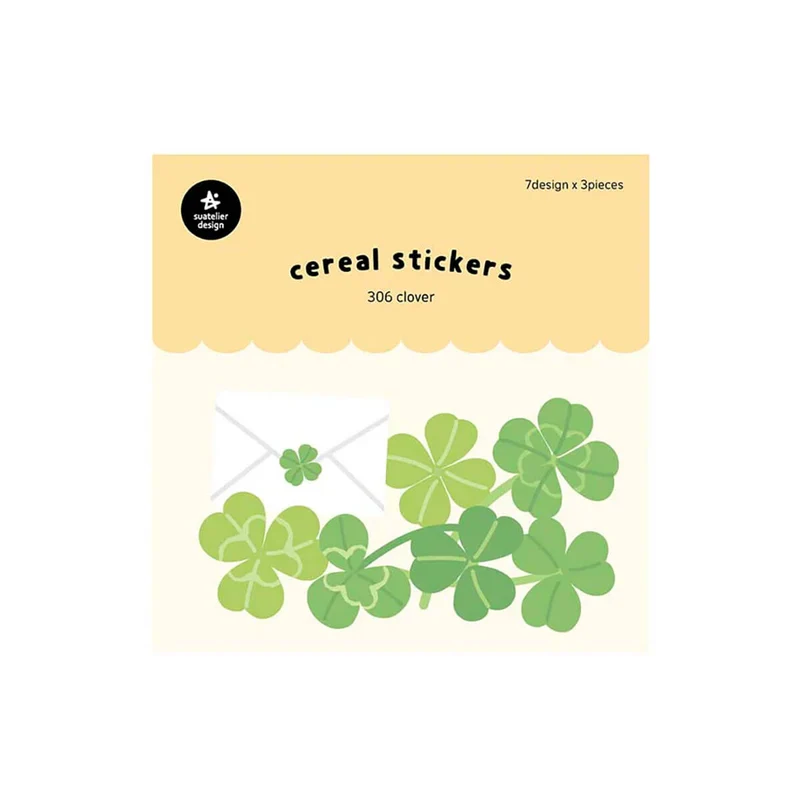 Clover Cereal Stickers by Suatelier