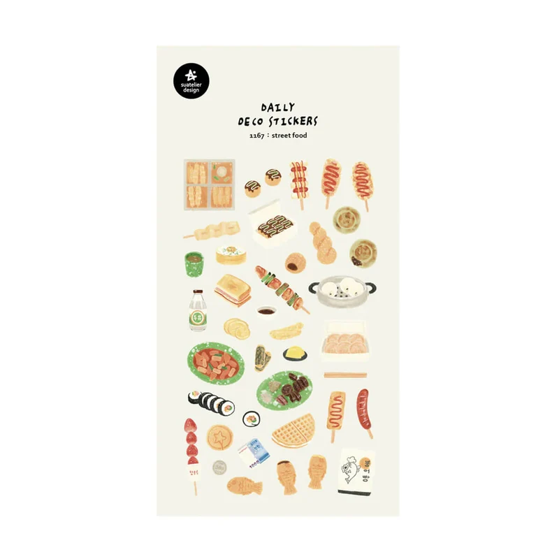 Street Food Stickers by Suatelier