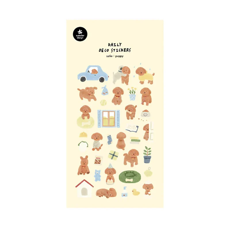 Puppy Stickers by Suatelier