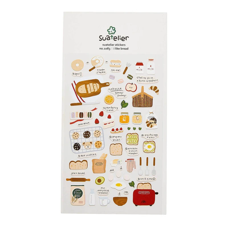 I Like Bread Stickers by Suatelier