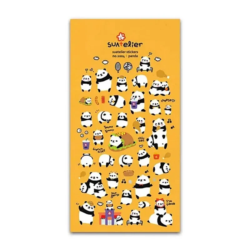 Panda Stickers by Suatelier