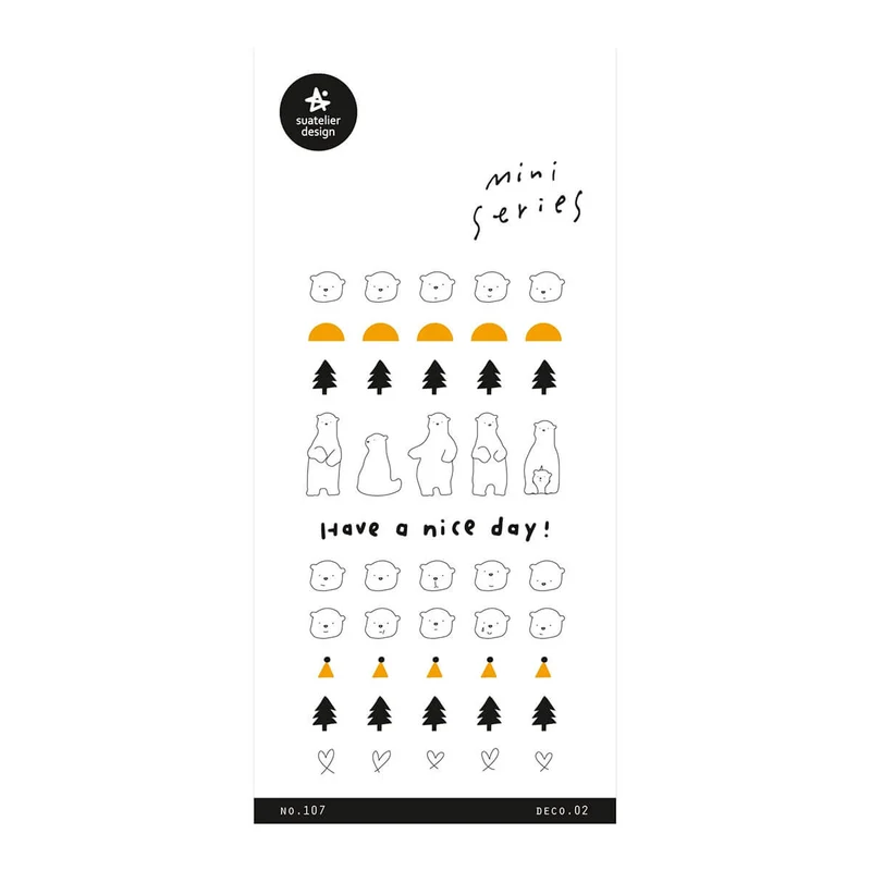 Deco 02 Mini Series Stickers by Suatelier