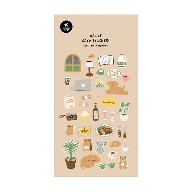Small Happiness Stickers by Suatelier