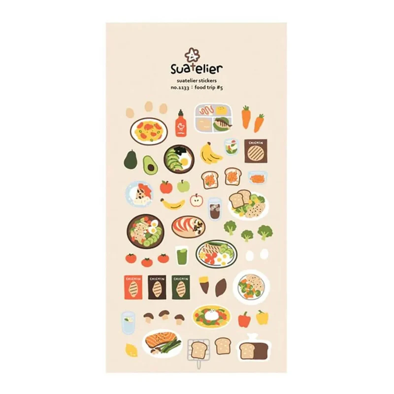 Food Trip Number 5 Stickers by Suatelier
