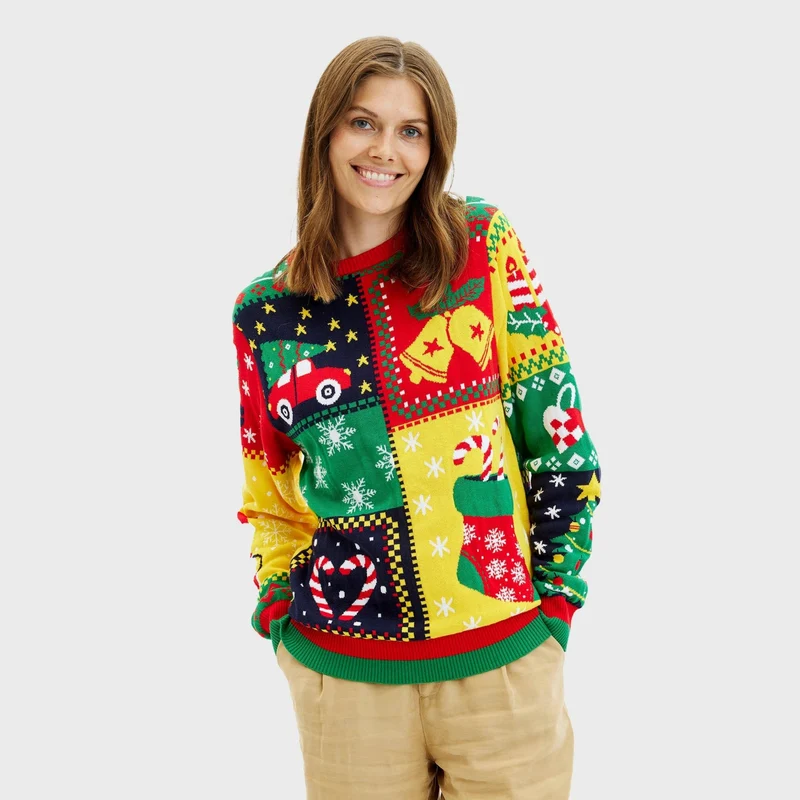 The Patchwork Sweater - Dame.