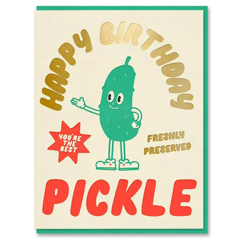Pickle Birthday Greetings Card by The Toonies for 1973