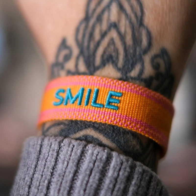Boho-armband: Smile