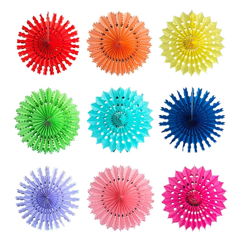 Paper Fan Decoration (30cm) in Various Colours by Petra Boase