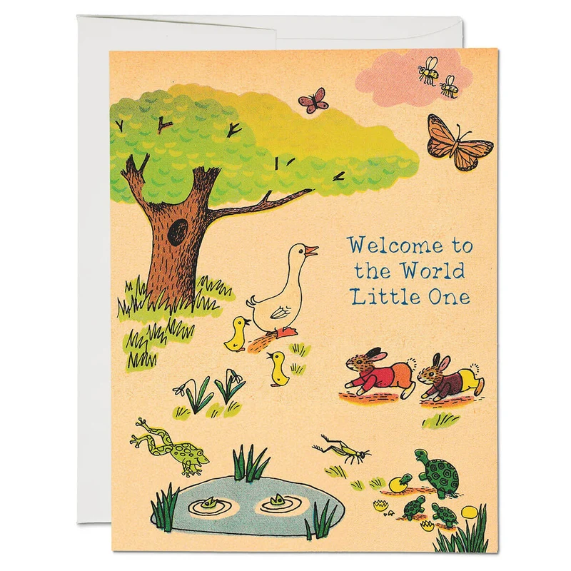 Whimsy Hollow Greetings Card by Red Cap Cards