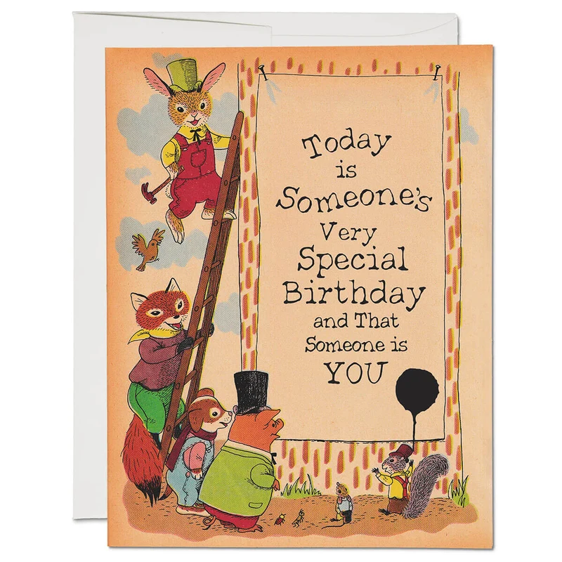 Someone’s Birthday Greetings Card by Red Cap Cards