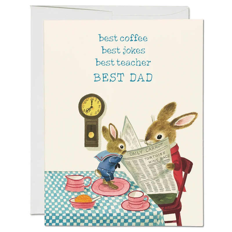 All Around Best Greetings Card by Red Cap Cards