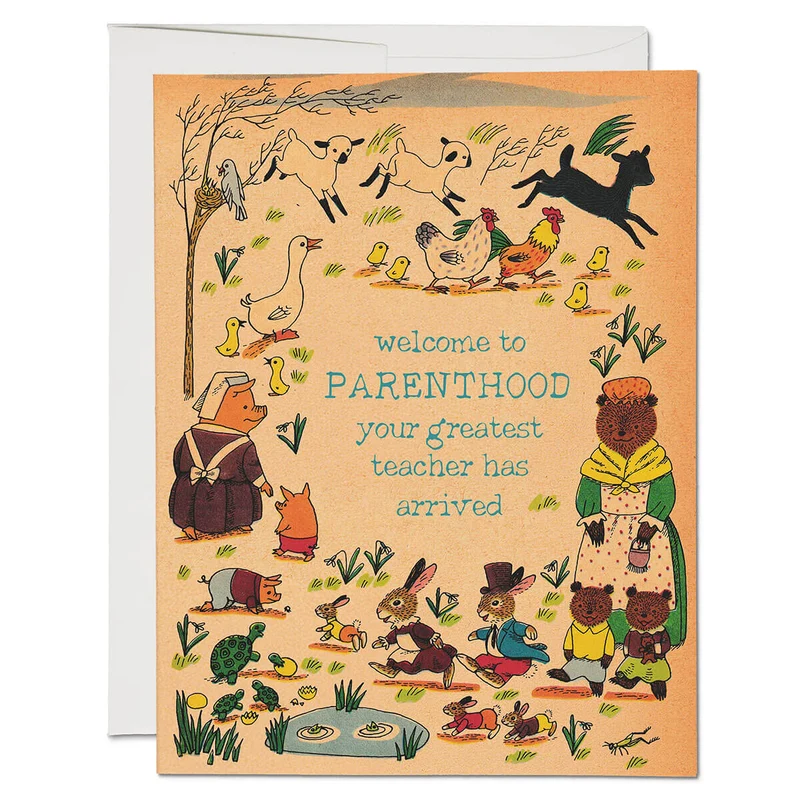 Parenthood Greetings Card by Red Cap Cards