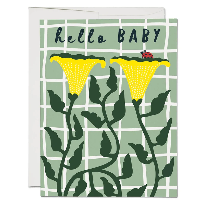 Ladybug Baby Greetings Card by Red Cap Cards