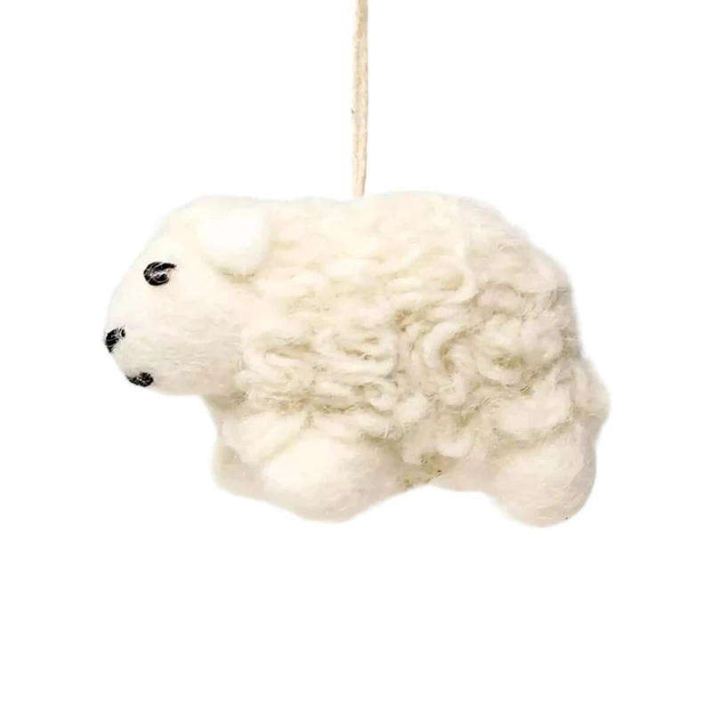 Coloured Sheep Hanging Easter Decoration (10cm) by Amica