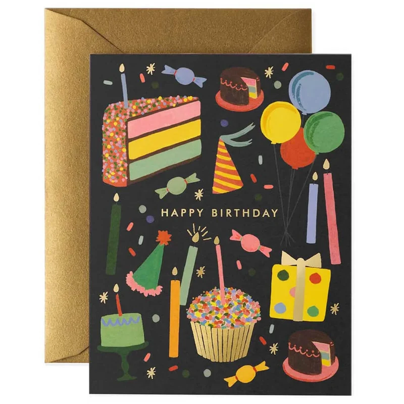 Birthday Treats Greetings Card By Rifle Paper Co.