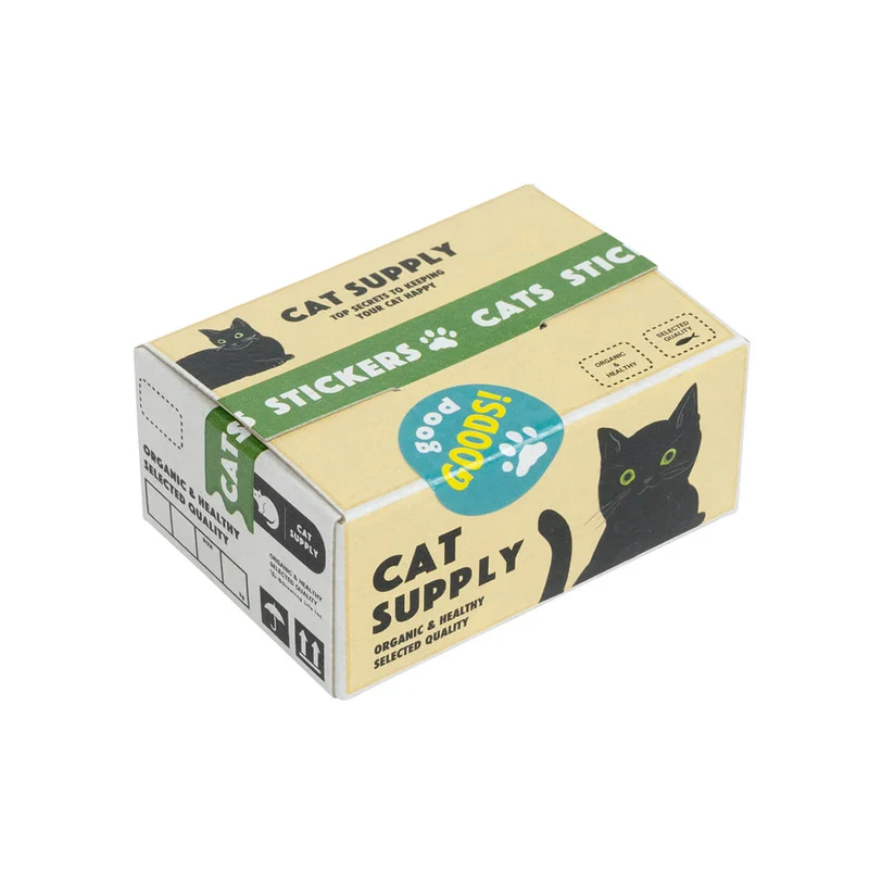 Cat Supplies Stickers by Greeting Life Haco