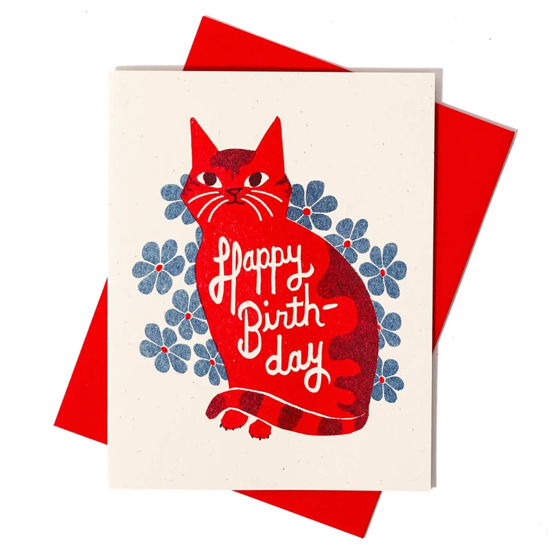 Happy Birthday Greetings Card by Bromstad Printing Co.