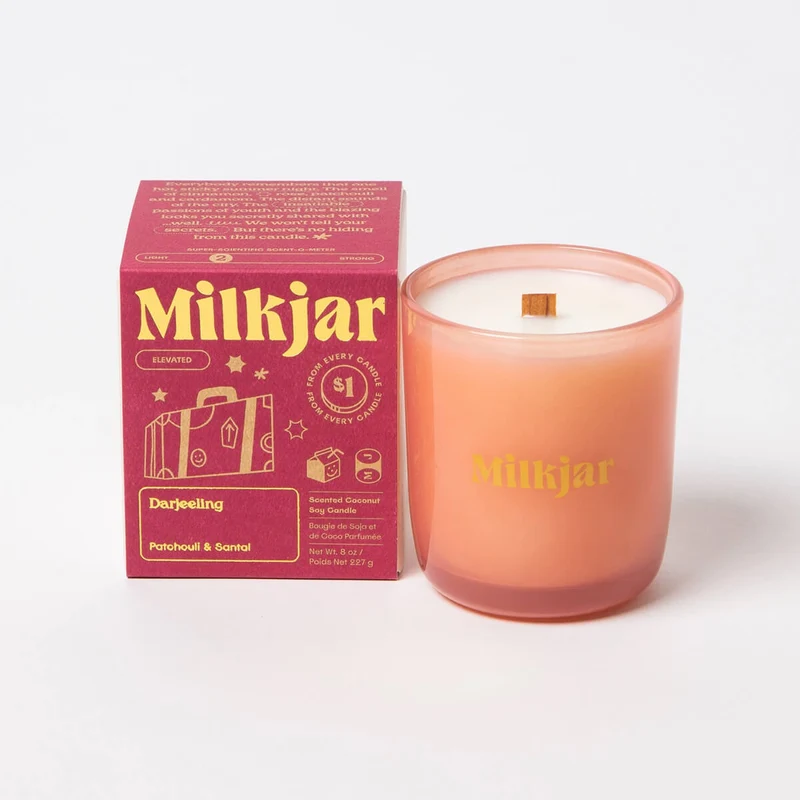 Darjeeling Patchouli & Santal Candle by Milk Jar