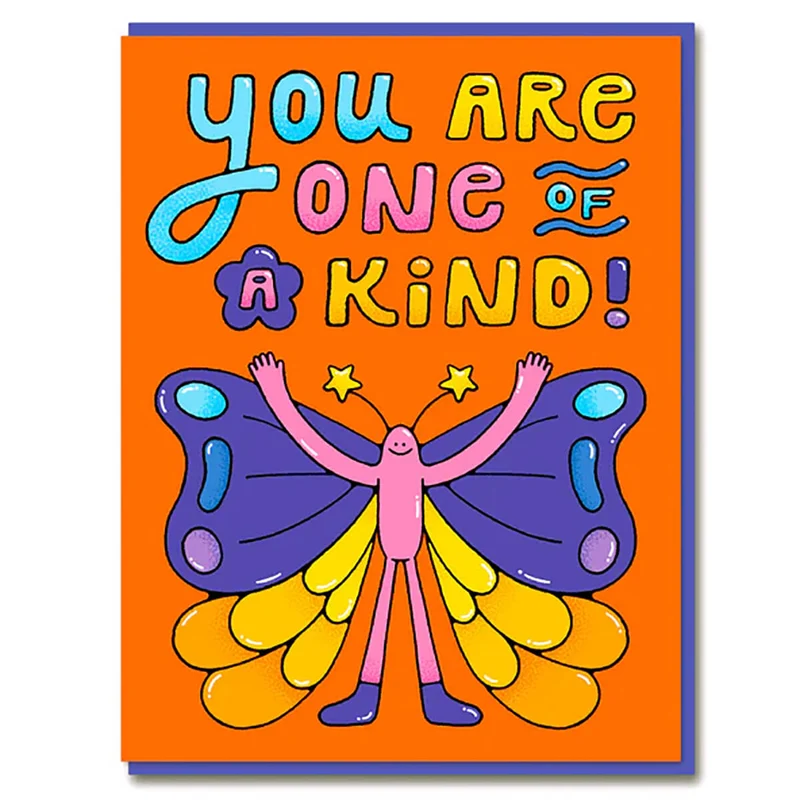 One Of A Kind Greetings Card by Bailey Crouch for 1973