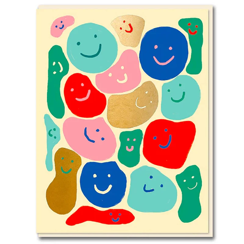 Blobs Greetings Card by Emma Cooter for 1973