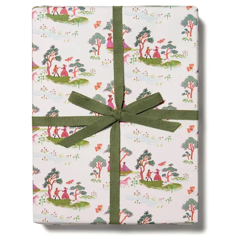 Fairy Toile Gift Wrap by Red Cap Cards