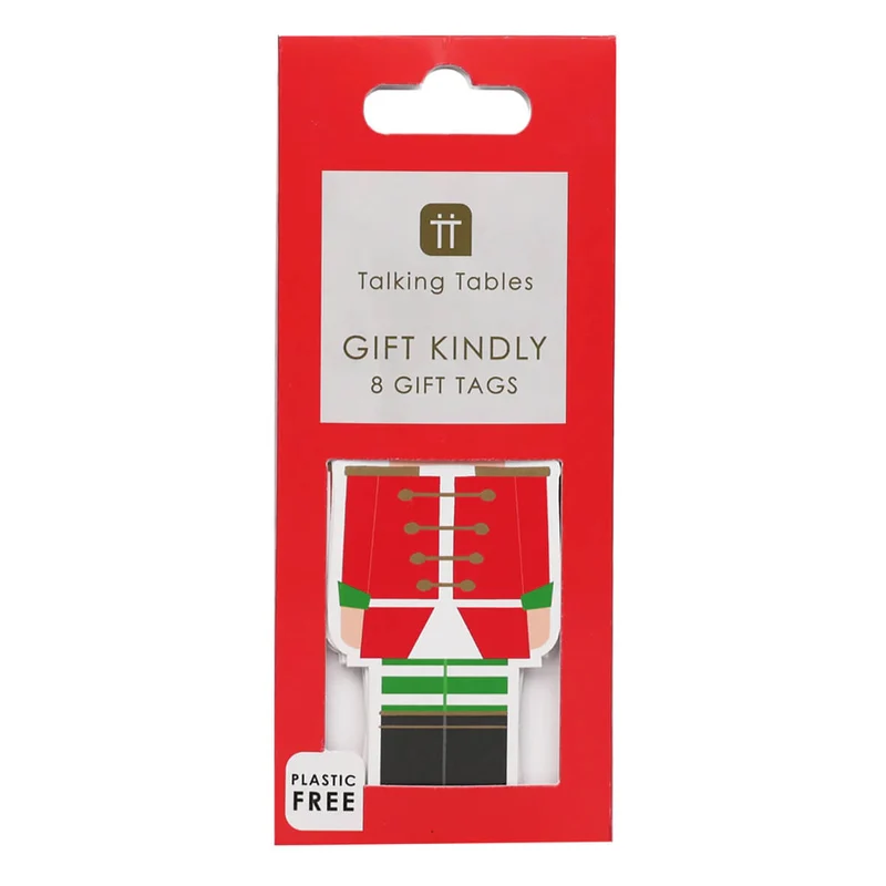Nutcracker Red Gift Tags by Talking Tables