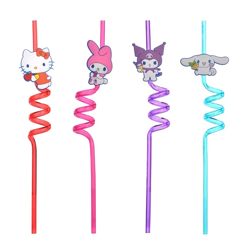 Hello Kitty And Friends Reusable Drinking Straws by Take Care