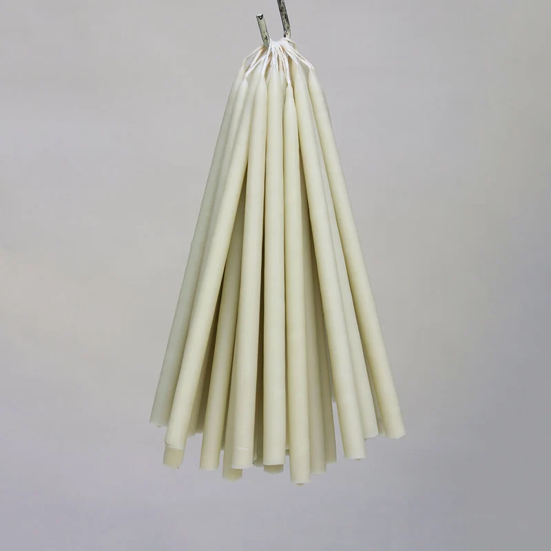 10 Birthday Candles in Mother's Milk by Wax Atelier