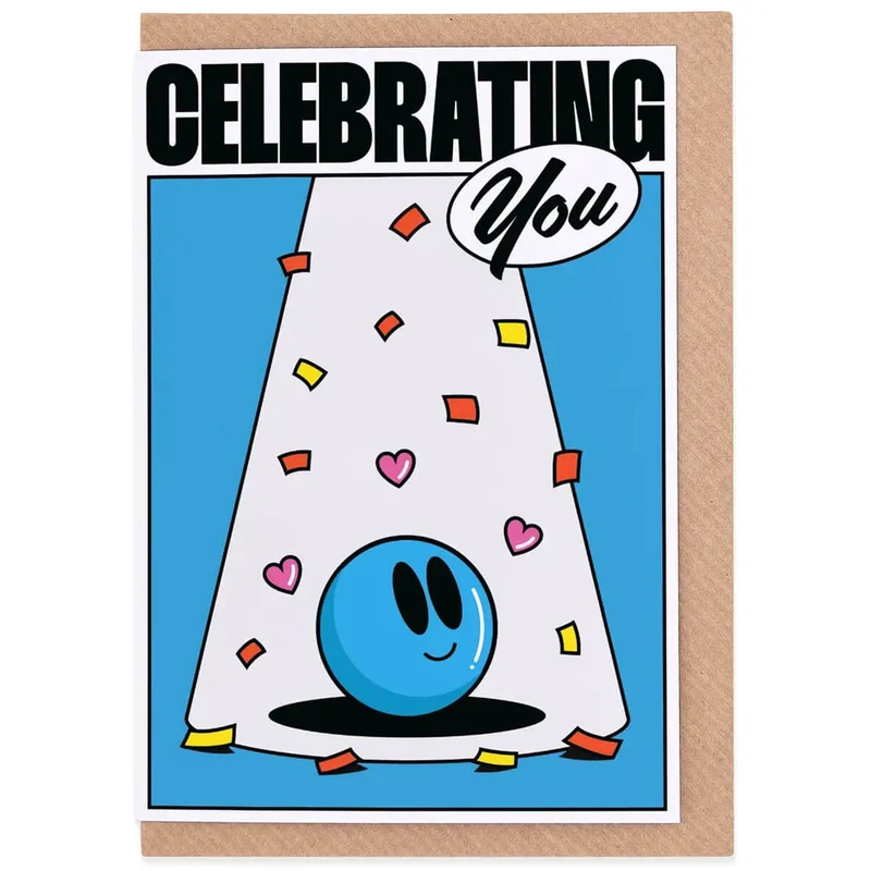 Celebrating You Greetings Card by Evermade